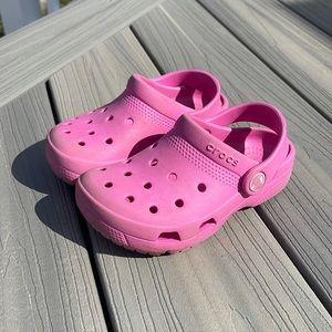 Pink Crocs